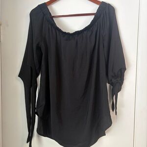 Apt. 9 Black Off-Shoulder Blouse